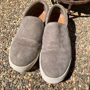 STEVE MADDEN Grey Suede Gills Sneakers